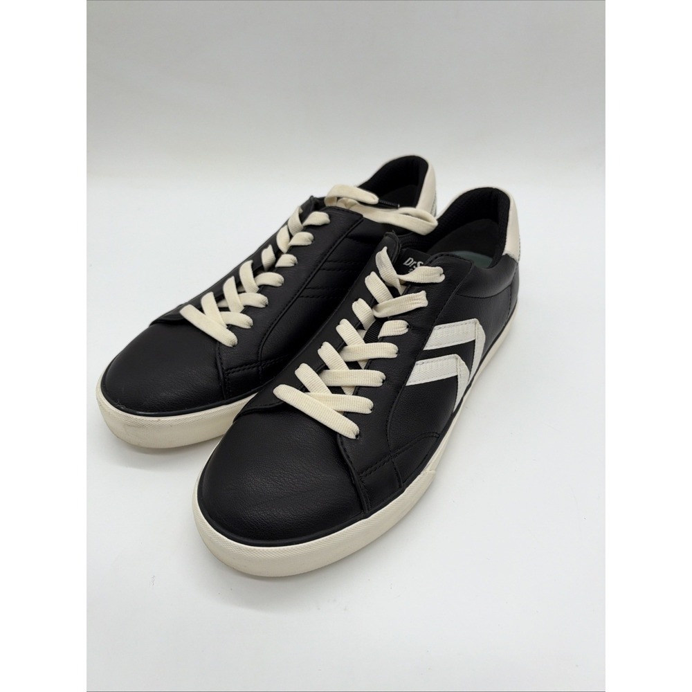 Dr. Scholl's Offline Women's 8M Black White Lace Up Low Top Sneakers Shoes